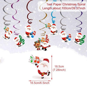 QIFU Santa Claus Toilet Seat Merry Christmas Decorations for Home Noel Navidad 2019 Happy New Year 2020 Cristmas Decor Xmas Deco