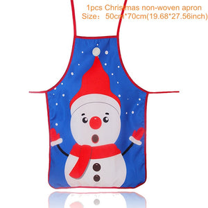 Christmas Decorations for Home 1Pcs Santa Claus Christmas Apron Xmas Decor 2020 New Year Christmas Gift 50cm X 70cm