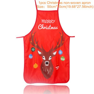 Christmas Decorations for Home 1Pcs Santa Claus Christmas Apron Xmas Decor 2020 New Year Christmas Gift 50cm X 70cm