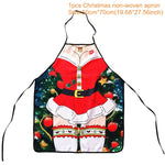 Christmas Decorations for Home 1Pcs Santa Claus Christmas Apron Xmas Decor 2020 New Year Christmas Gift 50cm X 70cm