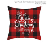 Merry Christmas Decoration For Home Santa Claus Reindeer Pillow Case Christmas