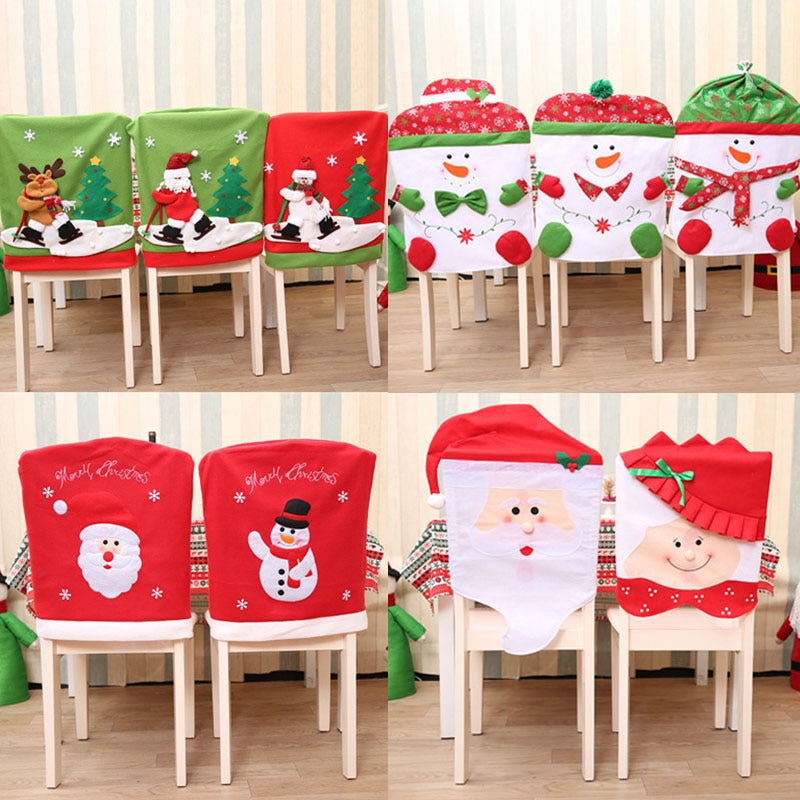 Christmas chair cover