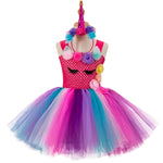 Unicorn Party Dress Kids Dresses For Girls Elsa Costume Halloween Dress Children Girls Princess Dress Baby Christmas Clothes