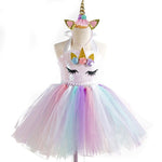 Unicorn Party Dress Kids Dresses For Girls Elsa Costume Halloween Dress Children Girls Princess Dress Baby Christmas Clothes