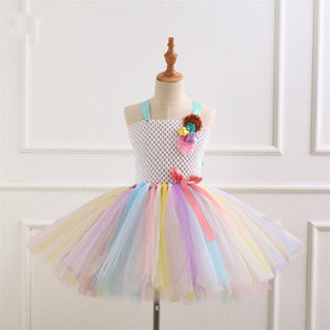 Unicorn Party Dress Kids Dresses For Girls Elsa Costume Halloween Dress Children Girls Princess Dress Baby Christmas Clothes