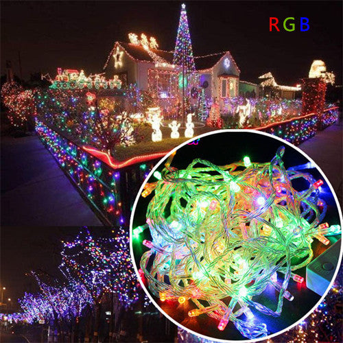 10M 5M 100Led 40Led String Garland Christmas Tree Fairy Light Luce Waterproof Home Garden Party Outdoor Holiday Decoration