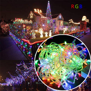 10M 5M 100Led 40Led String Garland Christmas Tree Fairy Light Luce Waterproof Home Garden Party Outdoor Holiday Decoration