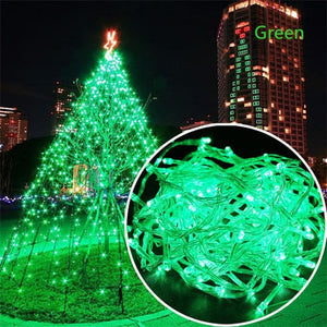 10M 5M 100Led 40Led String Garland Christmas Tree Fairy Light Luce Waterproof Home Garden Party Outdoor Holiday Decoration