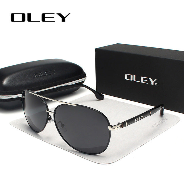 OLEY Brand Sunglasses Men Polarized Fashion Classic Pilot Sun Glasses Fishing Driving Goggles Shades For Men/Wome Y7005