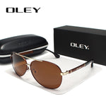 OLEY Brand Sunglasses Men Polarized Fashion Classic Pilot Sun Glasses Fishing Driving Goggles Shades For Men/Wome Y7005