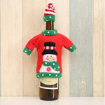 Christmas Decorations for Home Santa Claus Wine Bottle Cover Bag Snowman Stocking Gift Holders Xmas Decor New Year