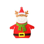 Santa Hat Reindeer Christmas New Year Pocket Fork Knife Cutlery Holder Bag Home Party Table Dinner Decoration Tableware 62417