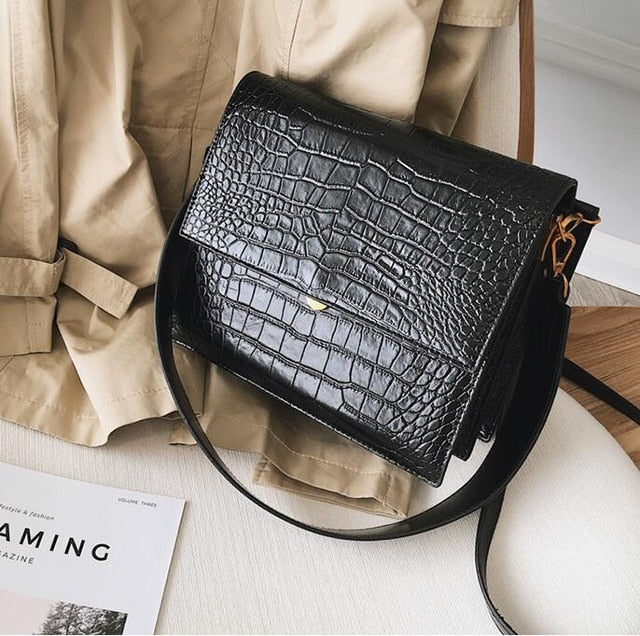 Women's Designer Handbag 2020 New Quality PU Leather Women Tote bag Alligator Shoulder Crossbody Bags