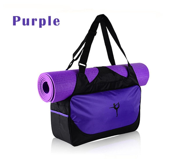 Quality Multifunctional Waterproof Yoga Bag for Gym Mat Nylon Backpack Shoulder Carriers Yoga Pilates Mat Bag no Yoga Mat