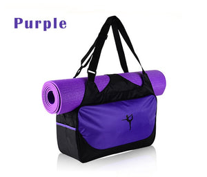 Quality Multifunctional Waterproof Yoga Bag for Gym Mat Nylon Backpack Shoulder Carriers Yoga Pilates Mat Bag no Yoga Mat