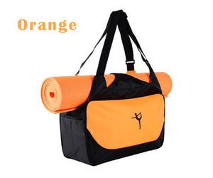 Quality Multifunctional Waterproof Yoga Bag for Gym Mat Nylon Backpack Shoulder Carriers Yoga Pilates Mat Bag no Yoga Mat