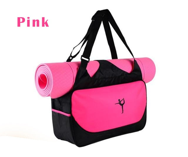 Quality Multifunctional Waterproof Yoga Bag for Gym Mat Nylon Backpack Shoulder Carriers Yoga Pilates Mat Bag no Yoga Mat