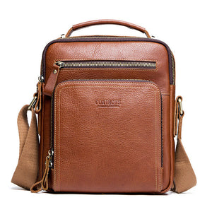 100% genuine leather men shoulder bag crossbody bags for men high quality