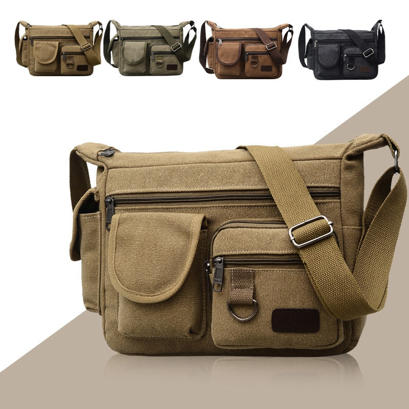 Canvas Shoulder Bags for Men