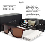 OLEY Polarized Men Sunglasses brand designer Retro Square Sun Glasses Accessories Unisex driving goggles oculos de sol Y6625