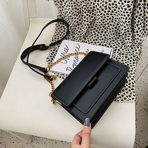 Mini Leather Crossbody Bags For Women 2019 Green Chain Shoulder Messenger Bag Lady Travel Purses and Handbags  Cross Body Bag