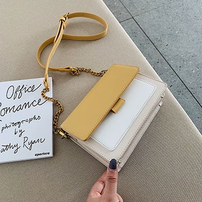 Mini Leather Crossbody Bags For Women 2019 Green Chain Shoulder Messenger Bag Lady Travel Purses and Handbags  Cross Body Bag