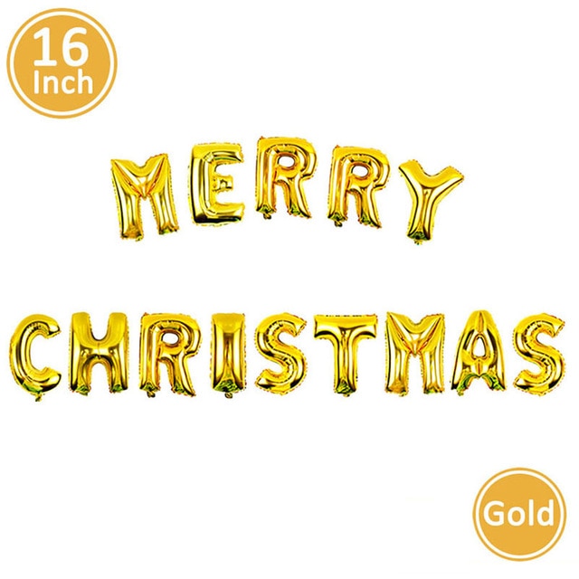 2020 Happy New Year Gold Foil Balloons Eve Party Decor 2019 Merry Christmas Decorations For Home Ornaments Tree Santa Claus