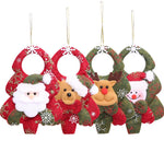 Christmas Tree Pendant Santa Door Window Hanging Ornaments Christmas Decoration Festival Gift Supplies