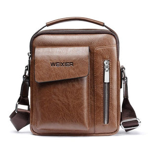 Men bag 2019 new fashion england style crossbody leather messenger bag men vintage casual shoulder men bags zipper man handbags